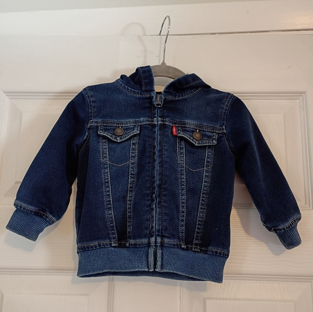 Levi's Baby Denim Zipper Jacket Size 12M